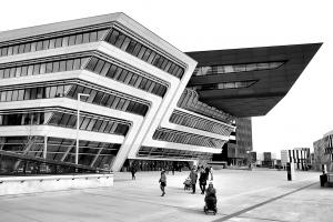 Zaha Hadid Library Center WU Campus Vienna